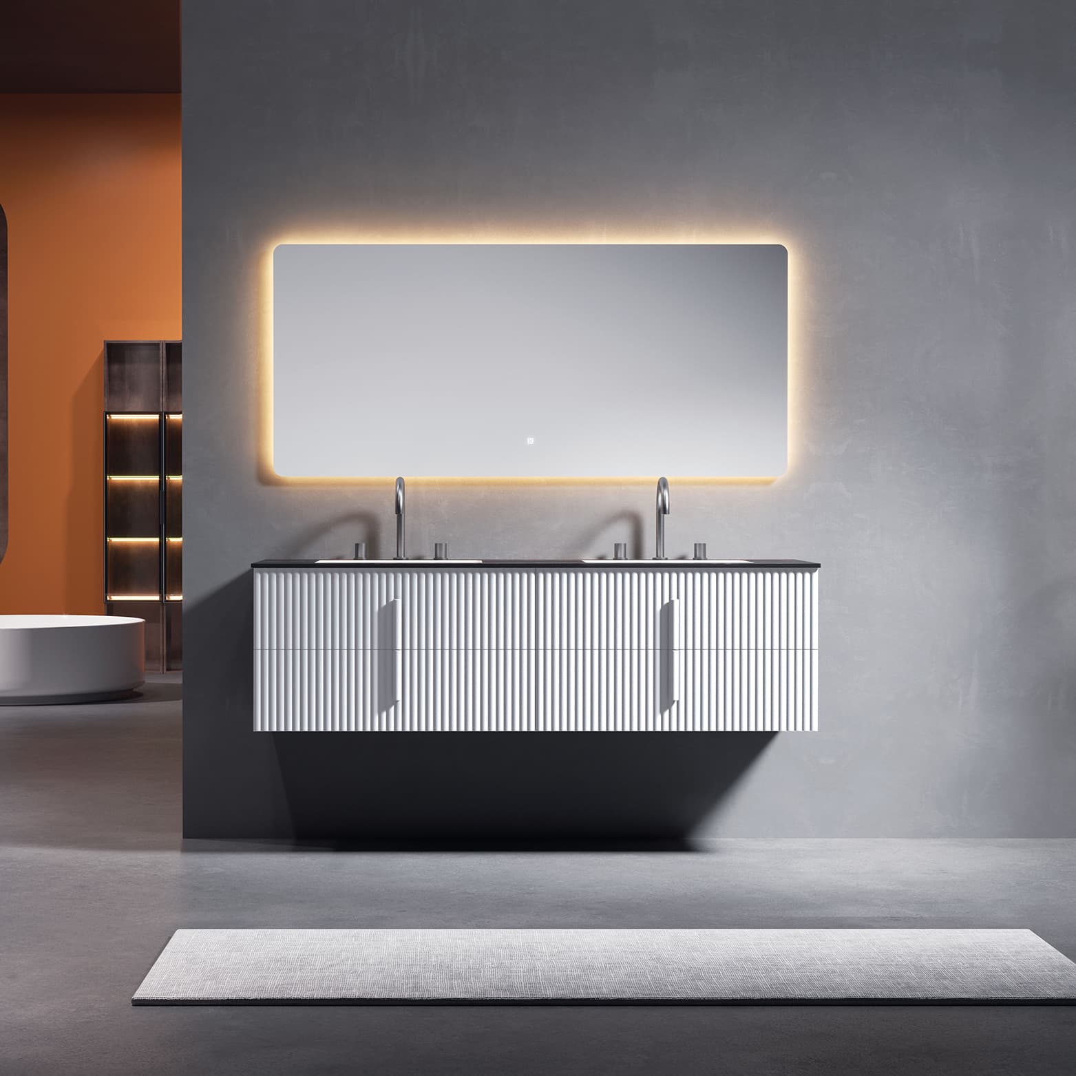 Odette Wall Hung Vanity