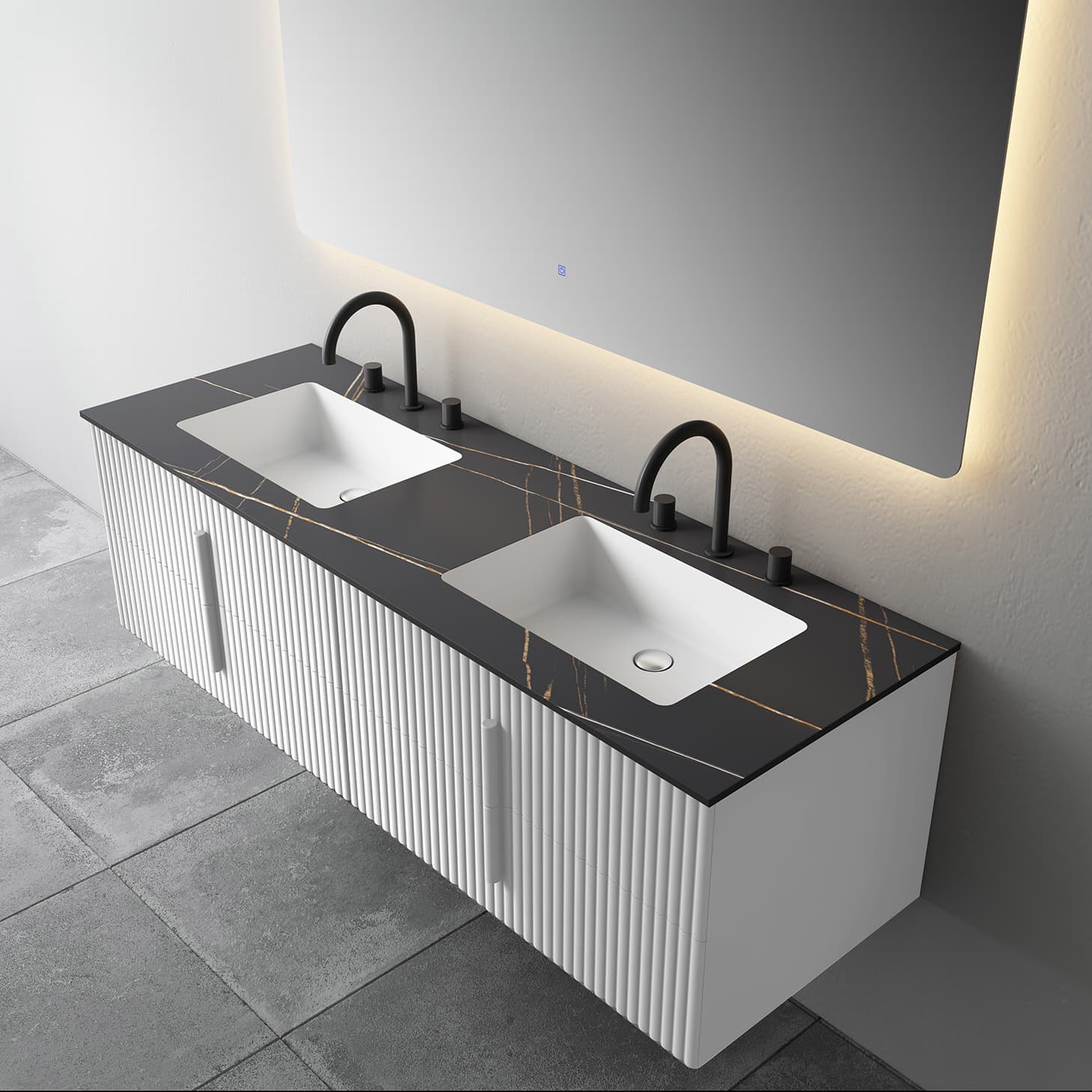 Odette Wall Hung Vanity